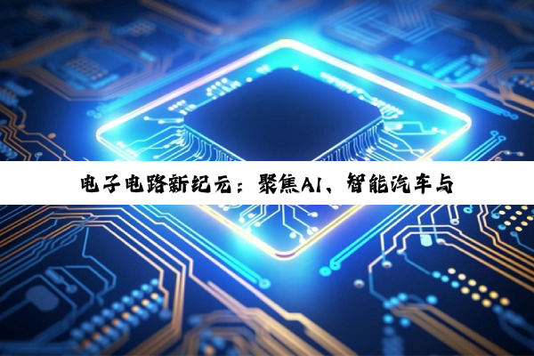 电子电路新纪元:聚焦AI、智能汽车与新型储能技术的最新进展
