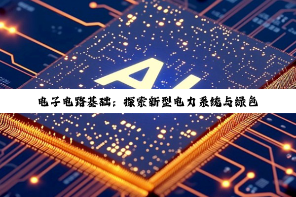 电子电路基础：探索新型电力系统与绿色能源技术的前沿应用